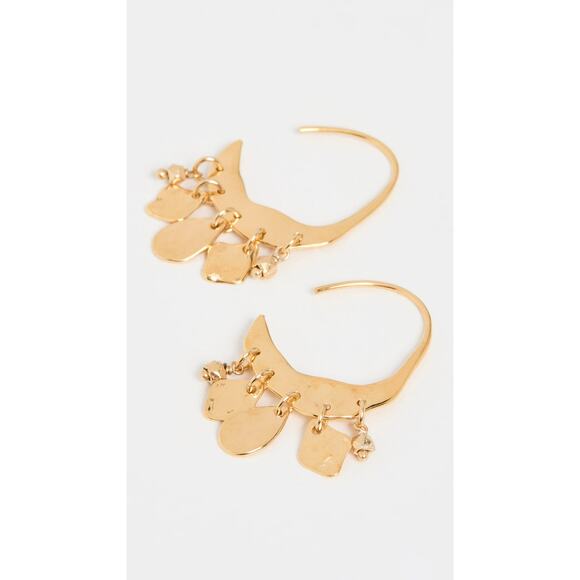 Chan Luu Gold Chandelier Earrings - One Size - Picture 1 of 4